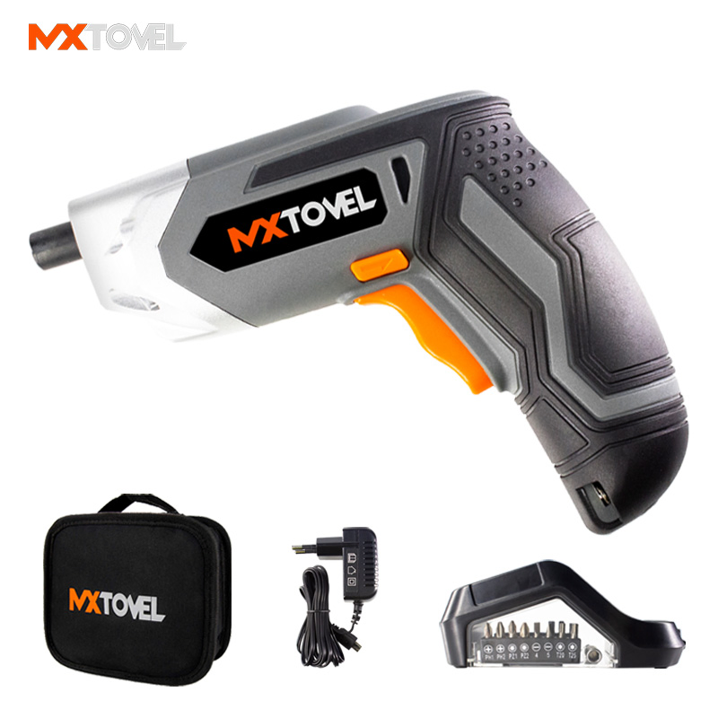 Rechargeable 3.6V 4V Lithium Battery Power Screw Drivers Cordless Drill Home Electric Screwdriver Set