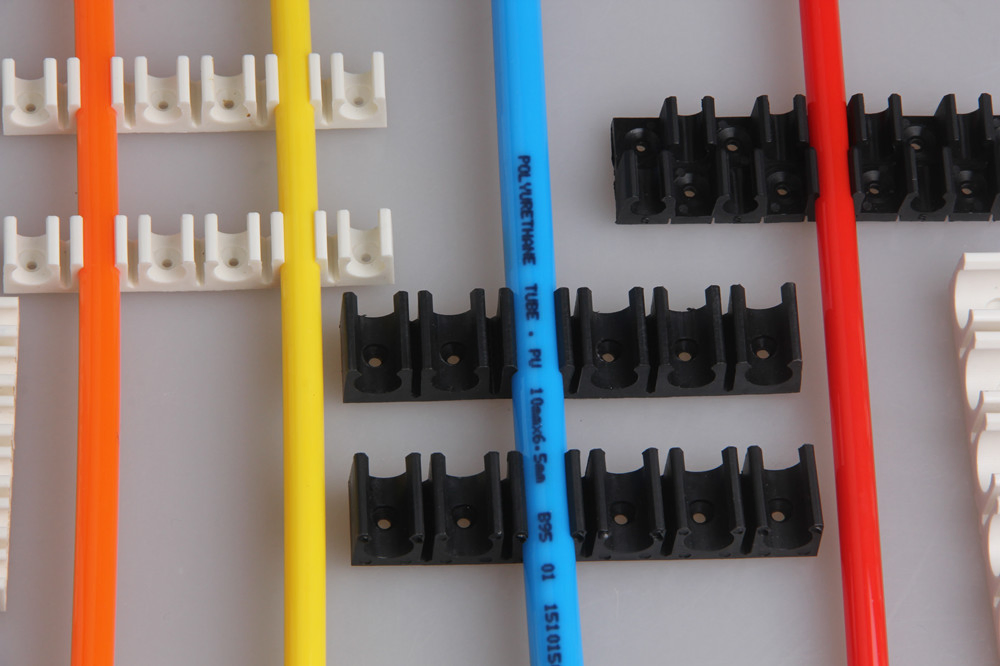 PU Nylon PTFE Hose Rack Tube Clamp