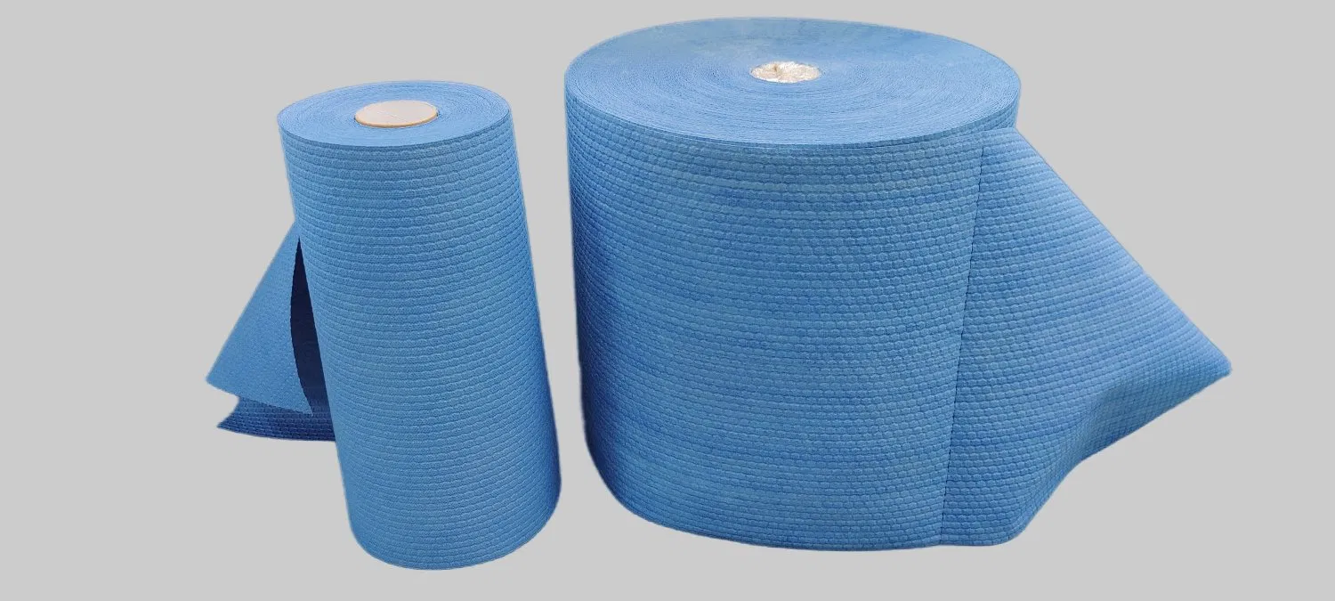 Big Wipes Roll Industry Wipes Essential Oil Heavy Duty Wipes 475 Sheets Per Roll Cloth Multipurpose Embossed Industrial Wipe Hygienic Industrial Workshop Wipe