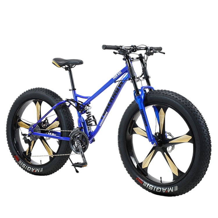 Велосипед зимний снежный 26 дюймов двухподвес фэтбайк