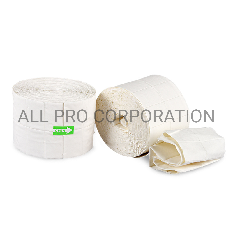 Lint Free Wipes Nail Polish Remover Towel Paper Cotton Pads Roll