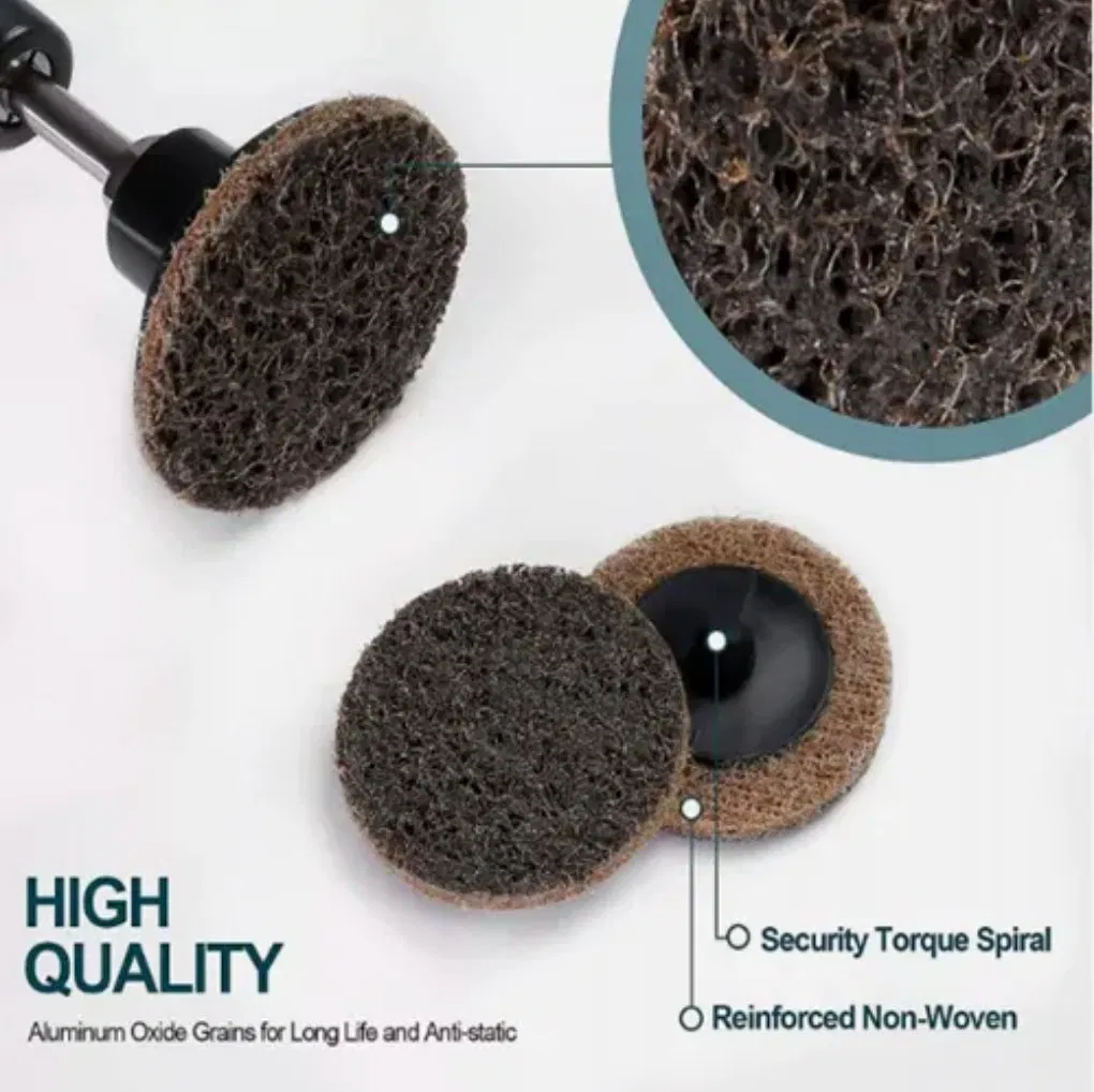 Nylon Fiber Surface Conditioning Disc with Quick Change R-Backing