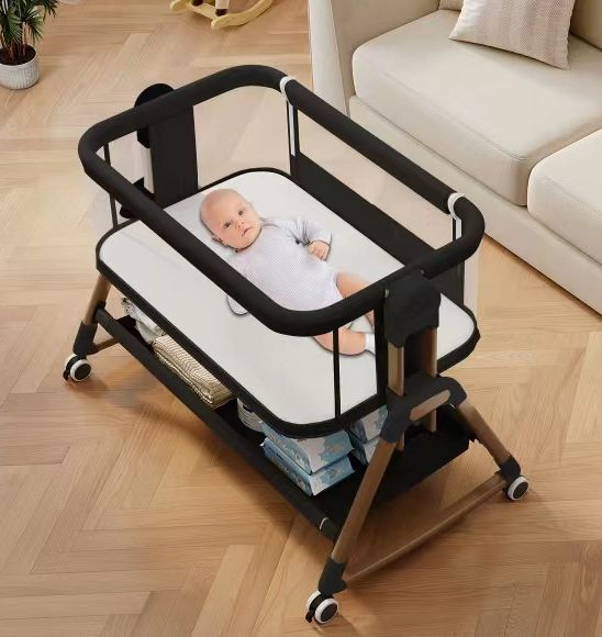 2025 Bassinet Bedside Sleeper Baby Crib for Newborn