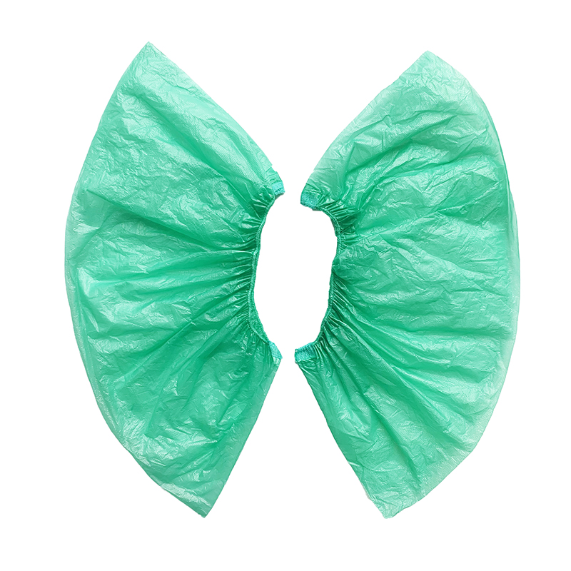 Wholesale Waterproof Safety Blue Disposable Polyethylene Plastic Shoe Cover