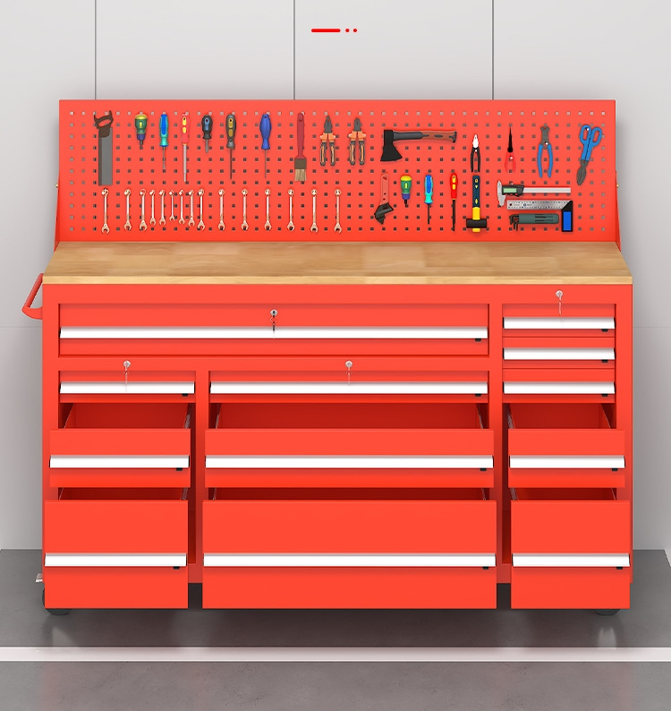 Heavy Duty Tool Cart Drawer Maintenance Storage Cabinet Thickened Hardware Multidrawer Handcart Tool Cart