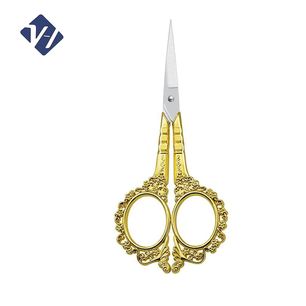 European Style Plum Scissors Vintage Embroidery Scissors Fabric Scissors
