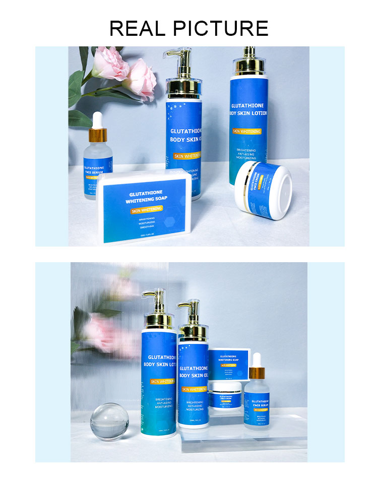 Beauty Cosmetics Skin Care Glutathione Whitening Skin Care Set Anti-Wrinkle and Anti-Aging