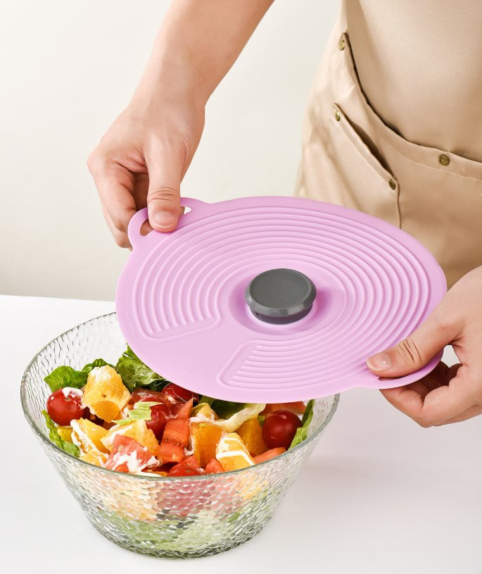 Reusable Silicone Food Covers for Eco-Friendly Kitchen Storage Solutions