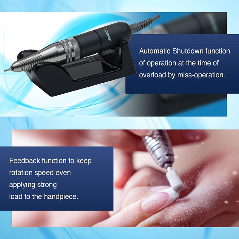 at-ND-183 Wholesale Professional Up200 Nail Salon Manicure Nail Drill (1 Month later mould will finished)