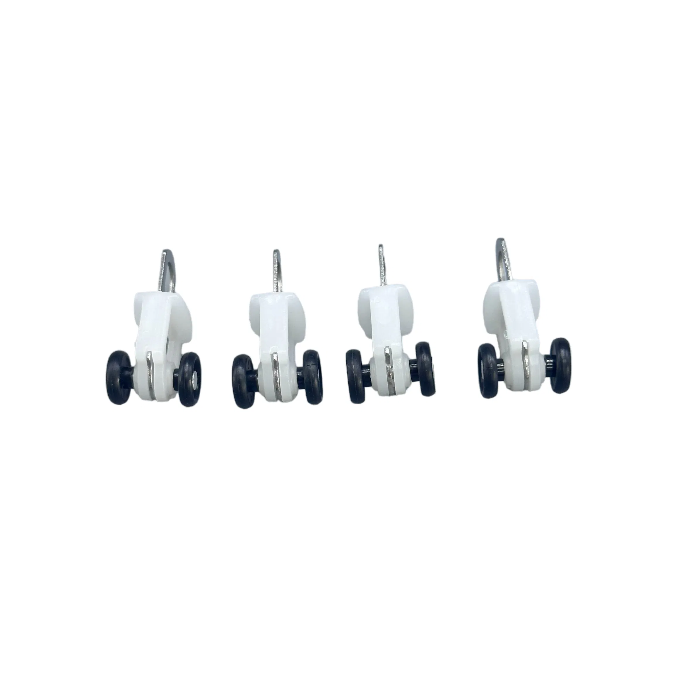 Silent Curtain Track Bearing Wheel Slide Rail Pulley Snake-Shaped Poles Tracks Accessories