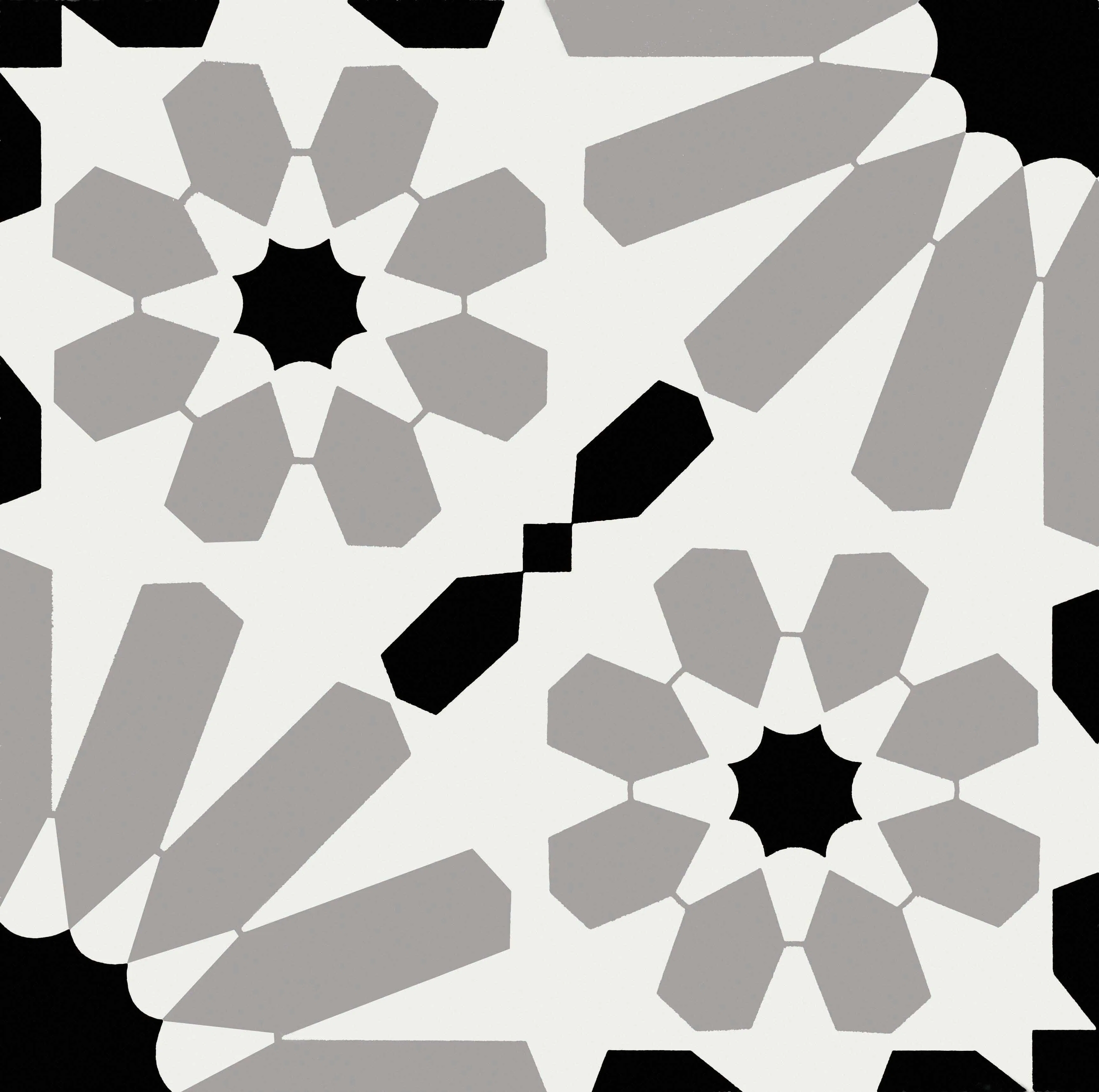 New Decoration/ Balck and White/Glazed Ceramic Porcelain Floor Tile200*200mm