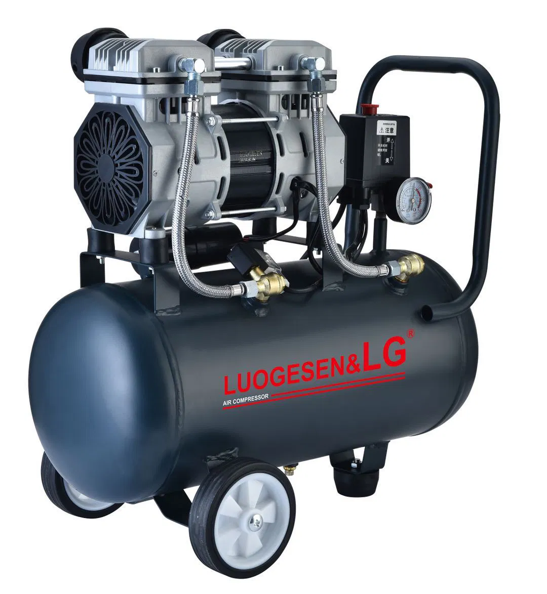 Поршневой воздушный компрессор Luogesen 18л, 1390Вт