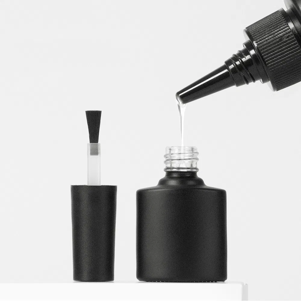 Bulk No Wipe Nails Art Supplies Top & Base Coat Custom Wholesale 500ml 1kg 5kg UV Gel Nail Polish