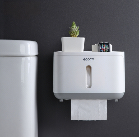 Wall-Mounted Space-Saving Waterproof Bathroom Tissue Storage Box
