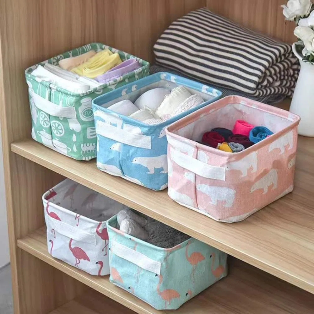 Storage Baskets for Bedroom Fabric Storage Baskets Small Square Ci24871