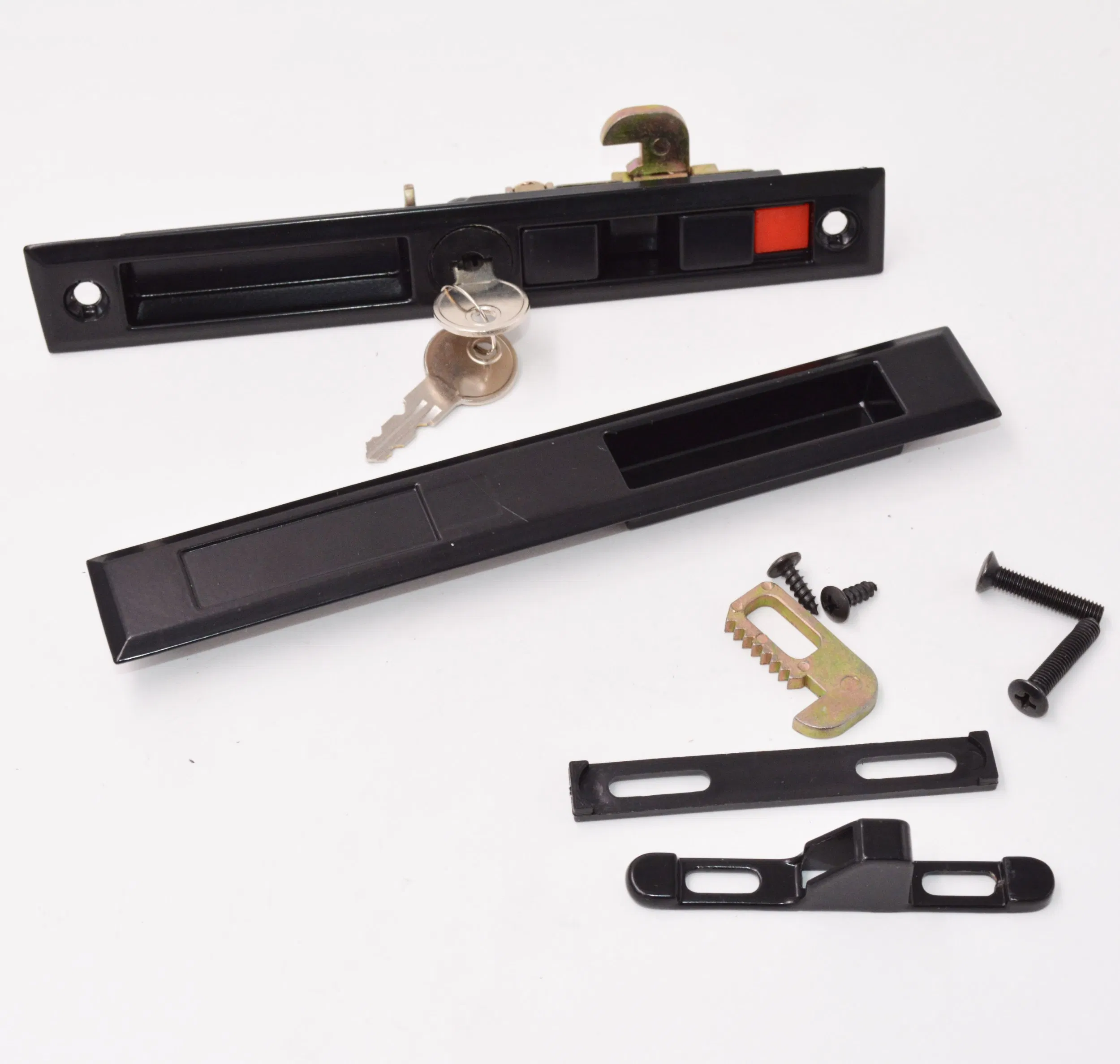 Double-Sided Zinc Alloy Window Locks Aluminium Sliding Windows Latch Lock with Key