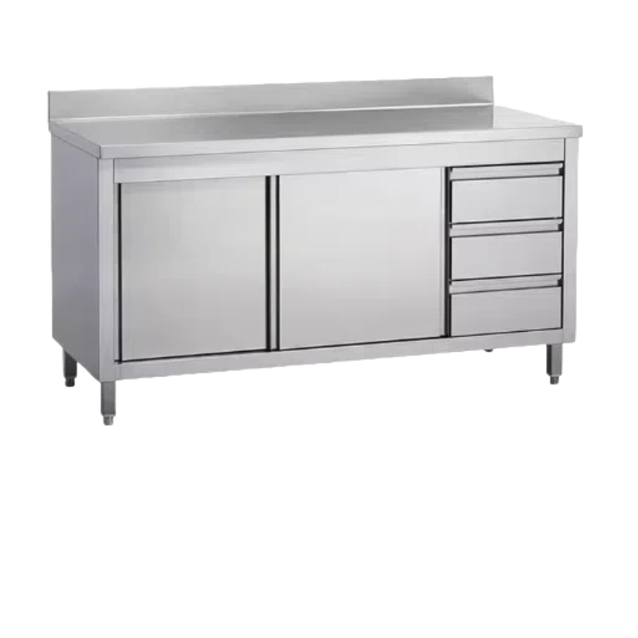 Heavy Duty Stainless Steel Cupboard for Industrial Storage