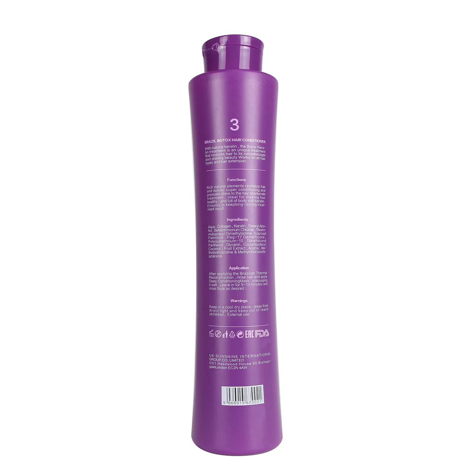 Keratin 1000ml Without Formaldehyde Hair Treatment Straightening Cream