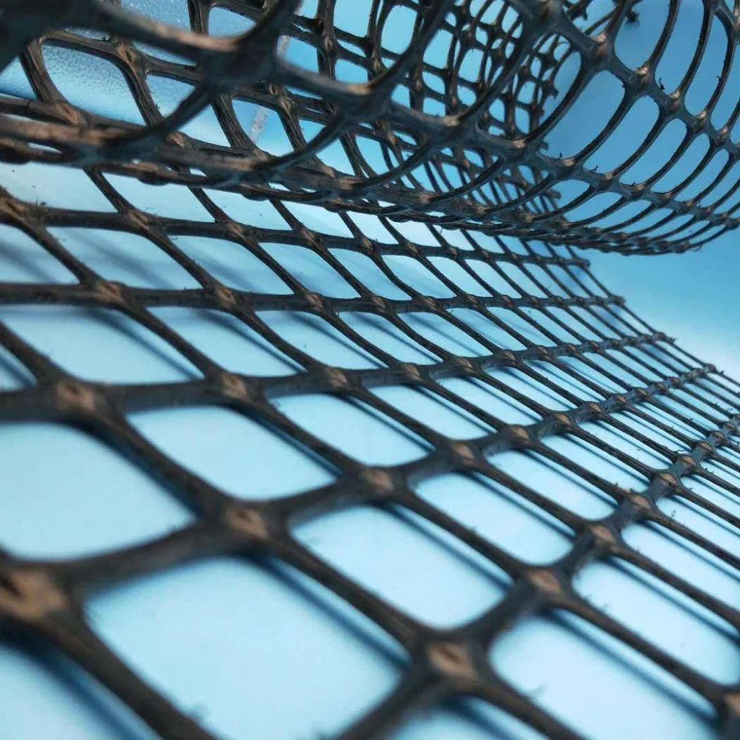 35 mm Mesh Plastic Geogrid 30kn/M PP Biaxial Geogrid