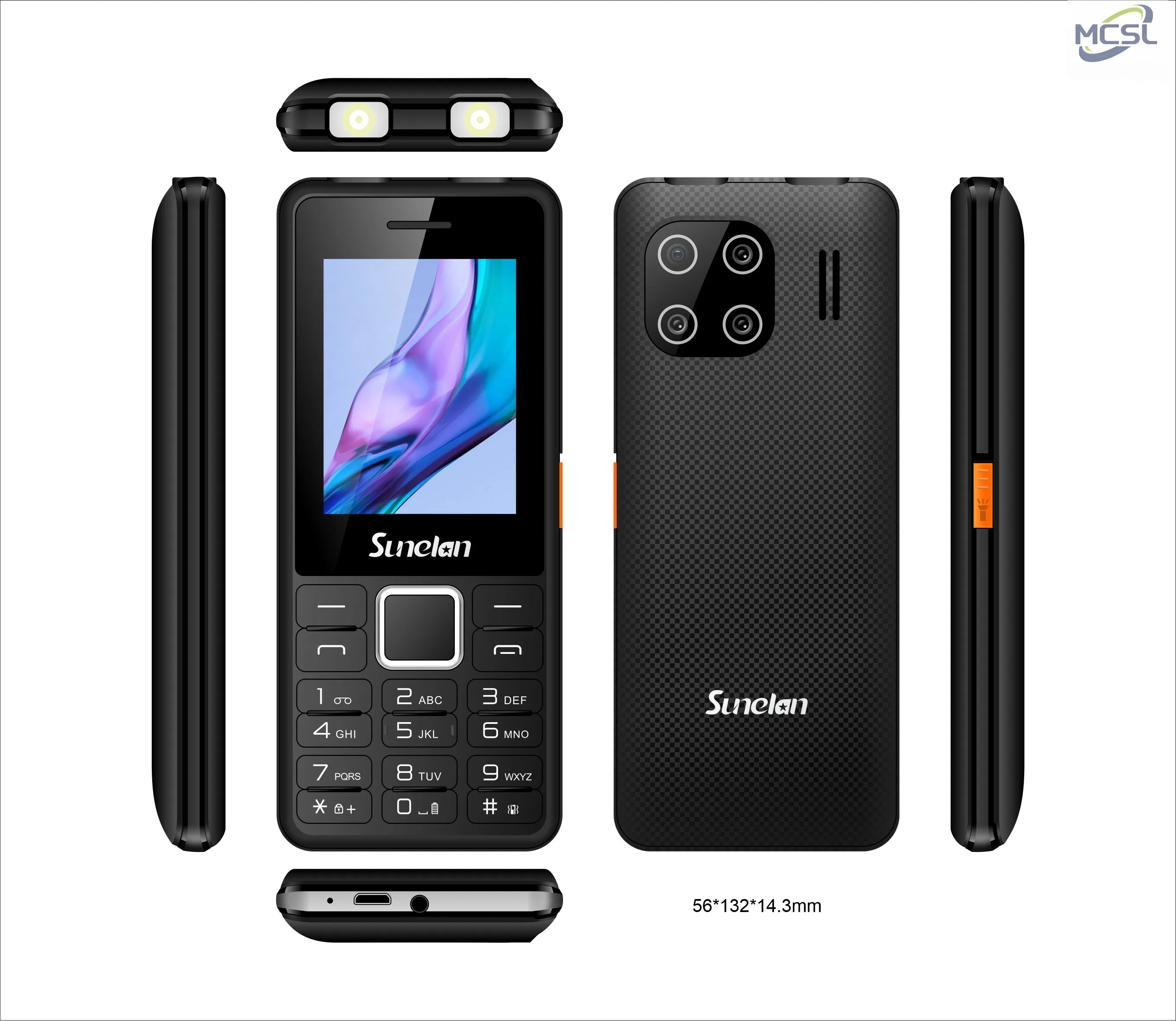 Мобильный телефон Sunelan S23, 2.4 дюйма, 2G, двойная SIM