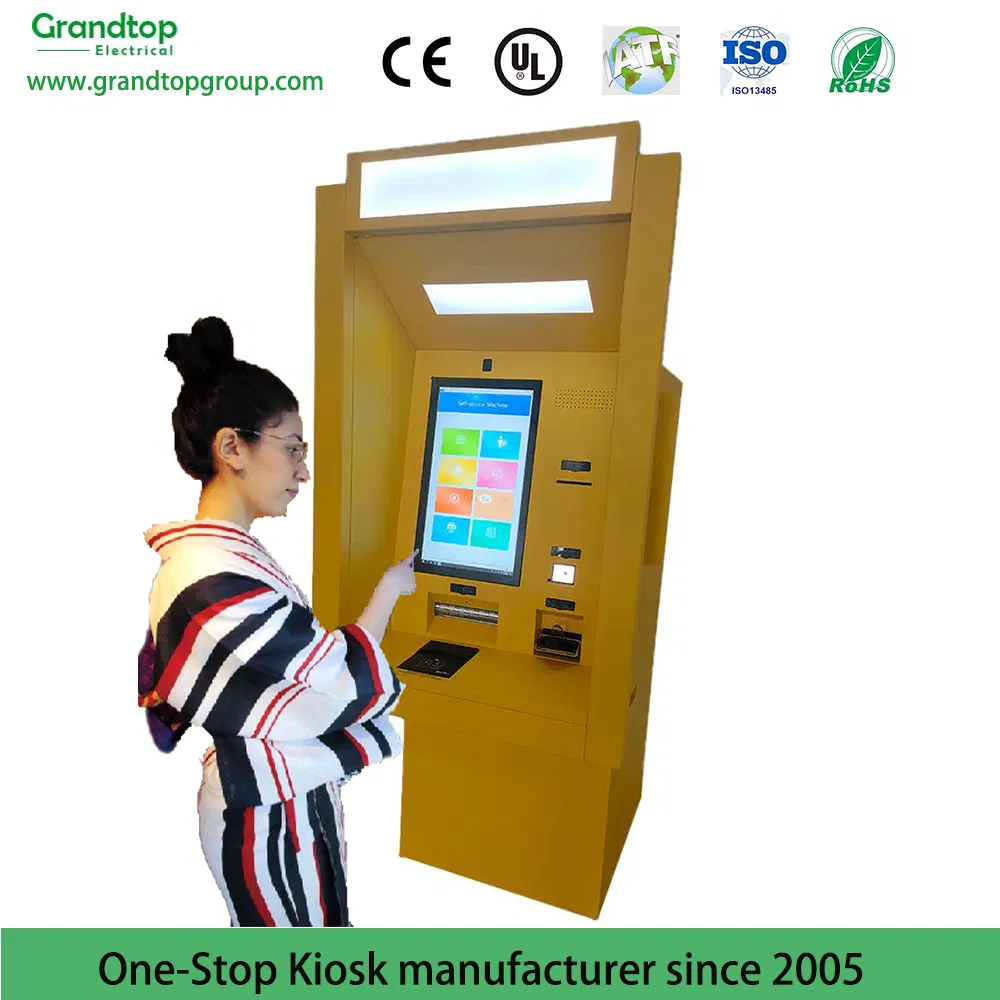 Customized Bank ATM Kiosk Water Resistant Cash Deposit ATM Machines