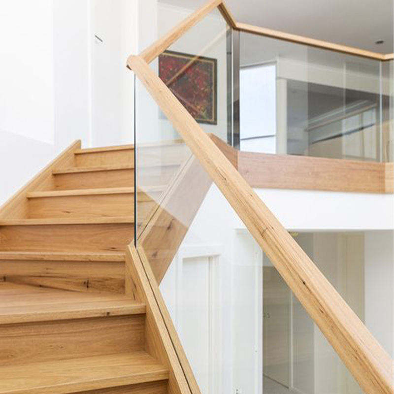 Cbmmart Aluminium Frame Staircase Balustrades Handrails Tempered Glass Railing