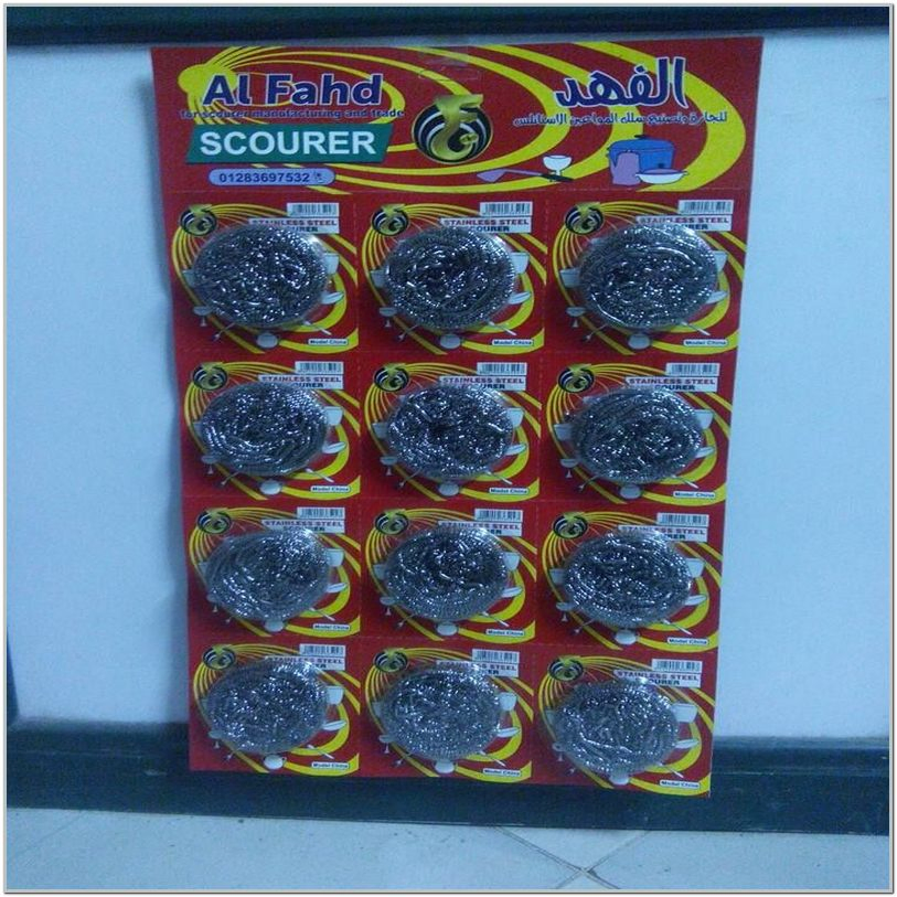 Metal Scrubber Stainless Steel Wire Sponge Scourer