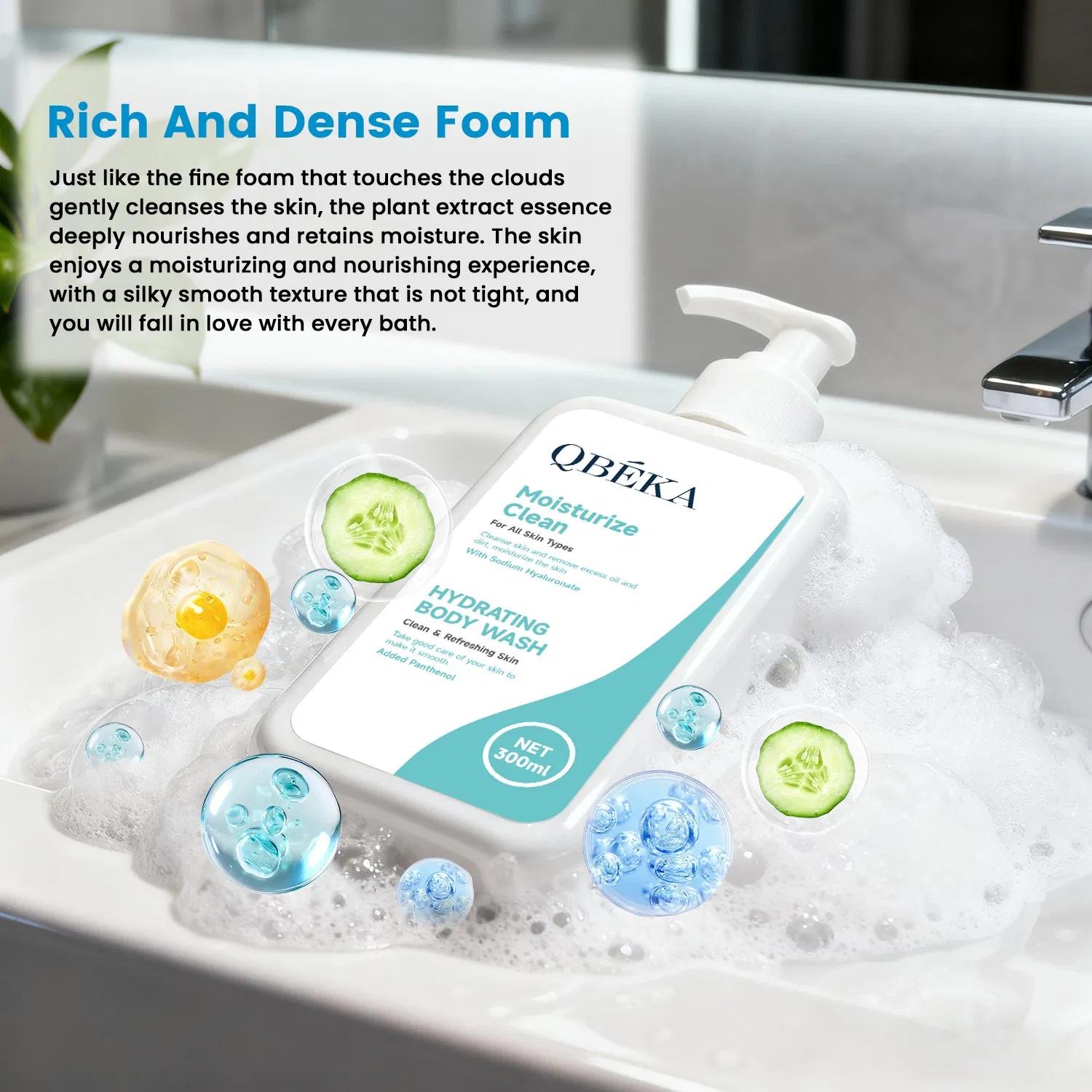 Deep Moisture Body Wash for Smooth & Supple Skin