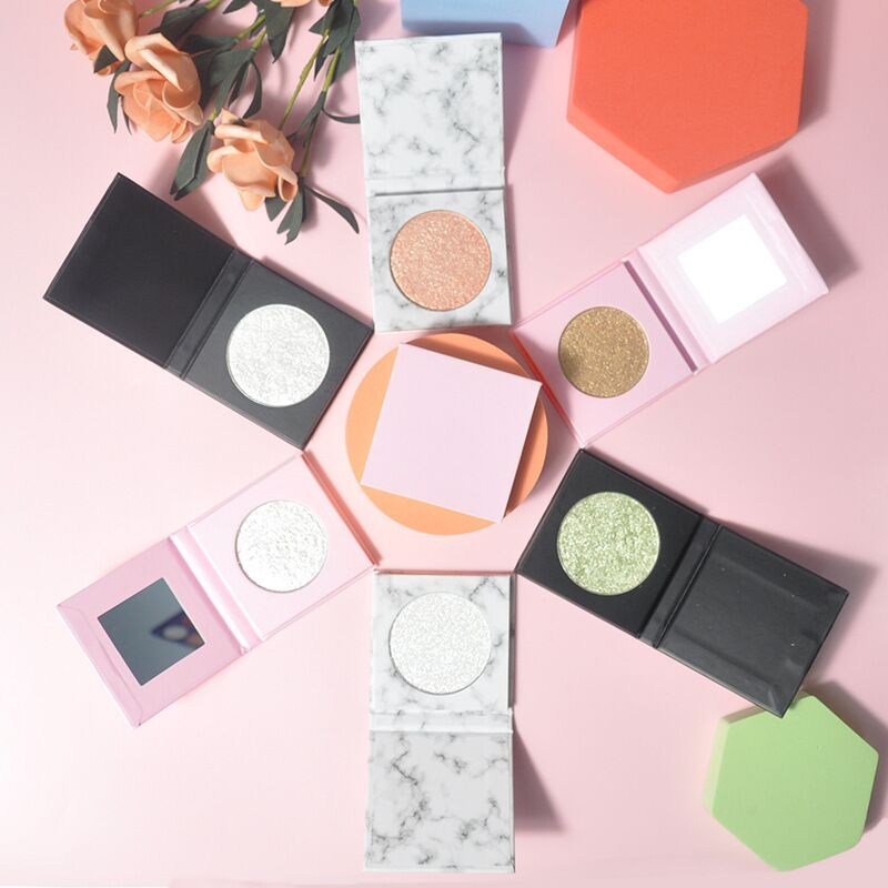 Private Logo Highlighter Pallet High Pigment Highlight Powder Makeup Shimmer Highlighter