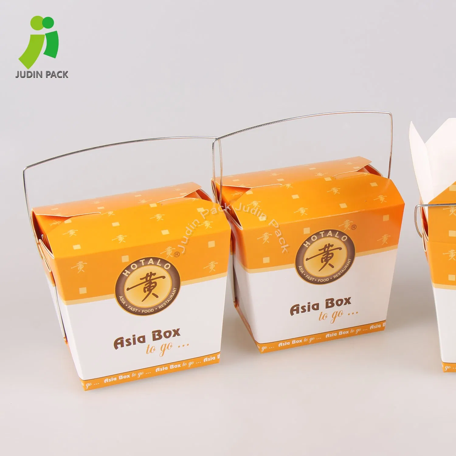 Custom Printed Food Grade Disposable Take Away Paper Noodle Box