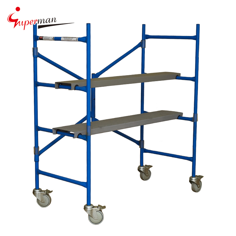 Galvanized Steel H Frame Folding Walk-Through Scaffolding Platform