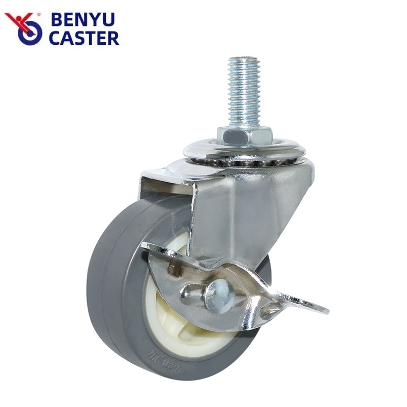 1.5in to 3in Benyu TPU Caster with 45kg Load Capacity for Furniture