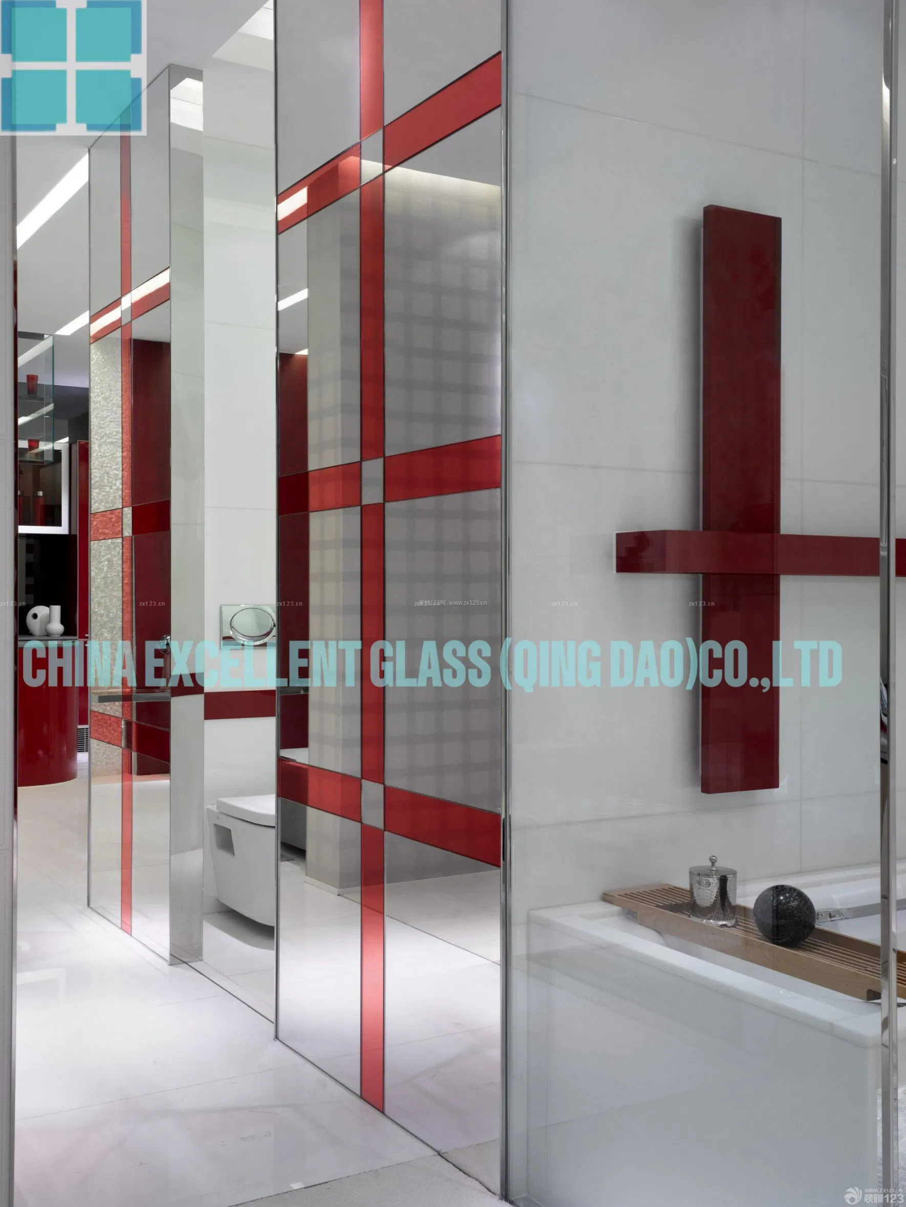 Best Selling Bathroom Back Painted Glass for Decoration