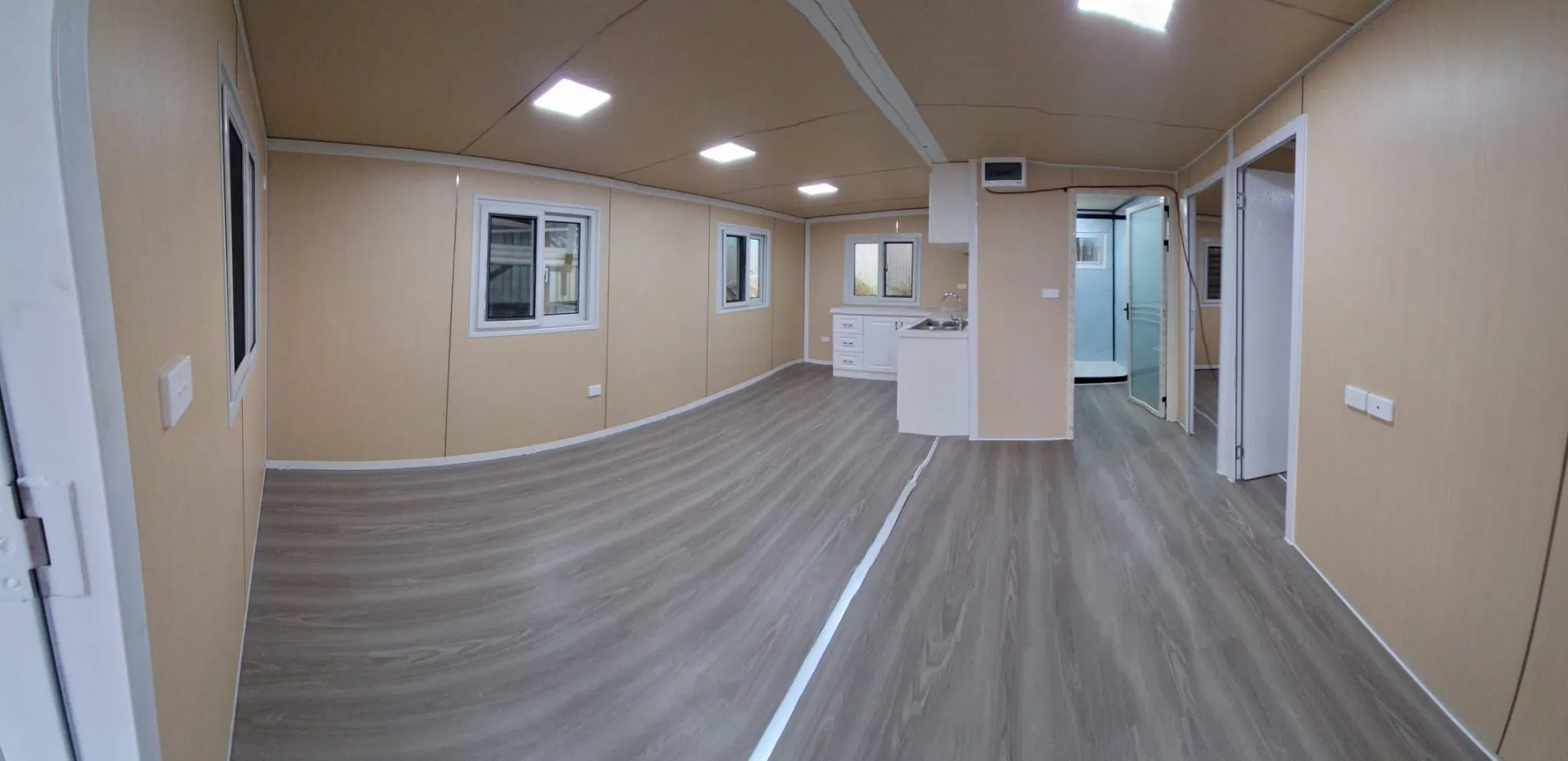 Modular Cabin House Resort Includes Mobile Gym and Prefab 2 Story House
