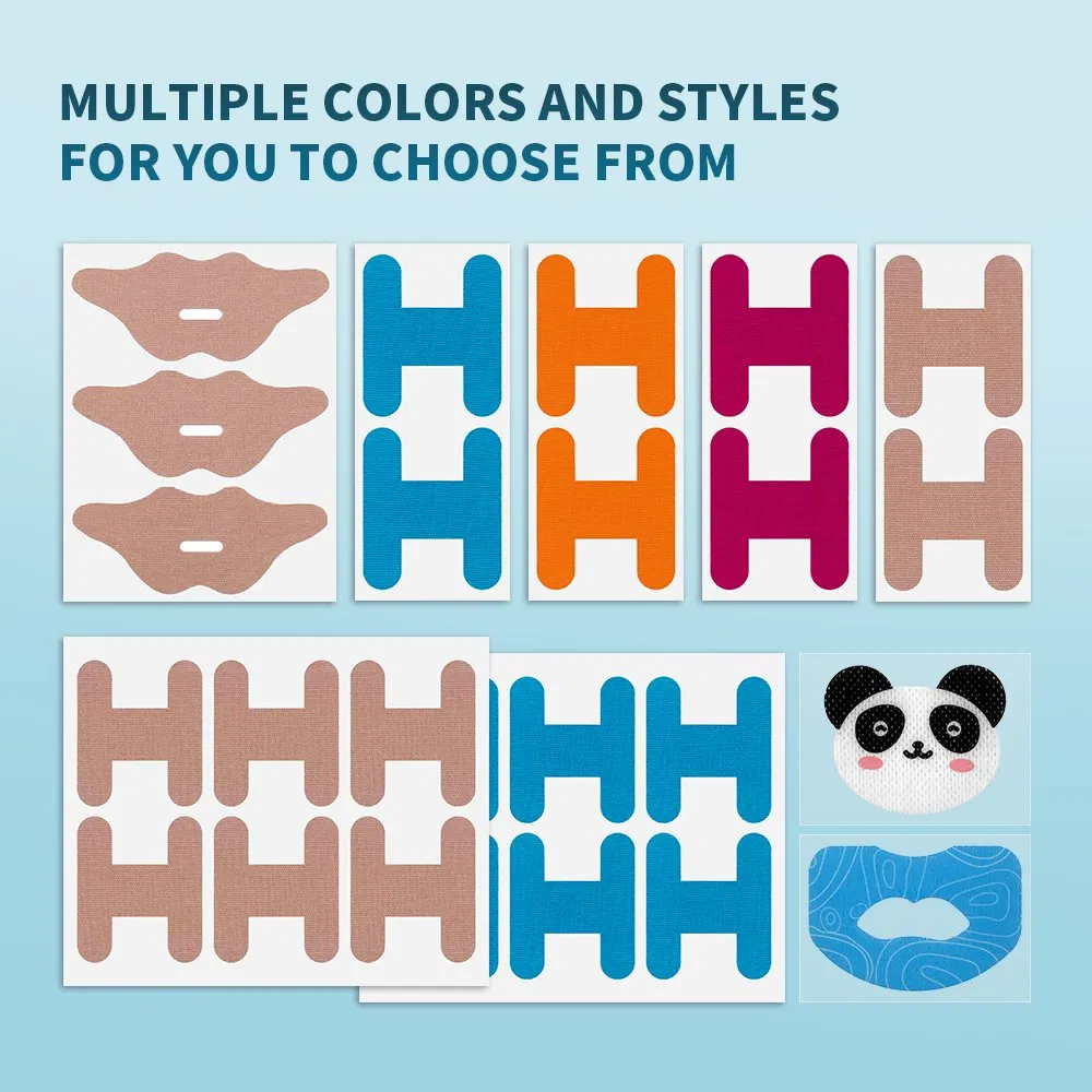 Полоски для рта дышащие гипоаллергенные для улучшения сна