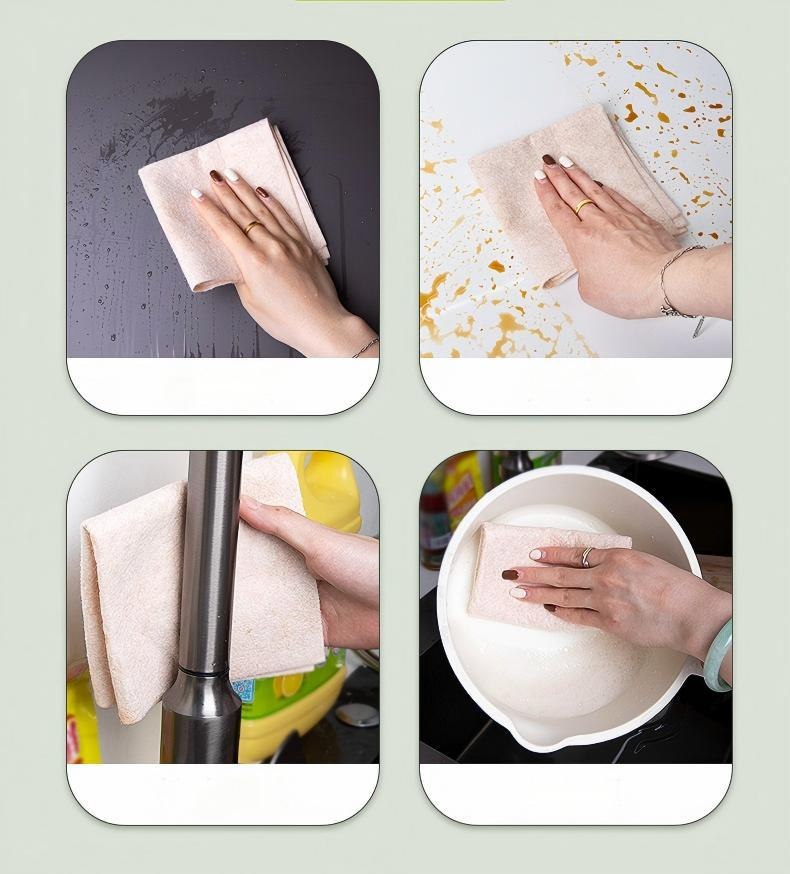 Ultraclean Microfiber Towels on a Roll – Reusable Tear-Away Cloths for Kitchen Car & More