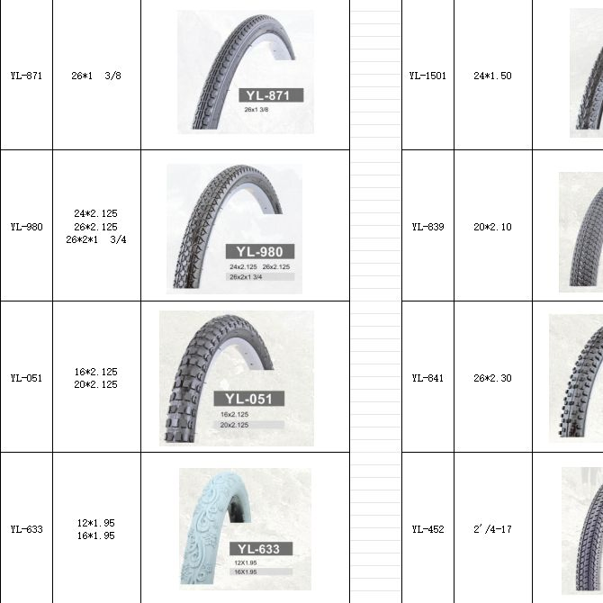 Бескамерная велосипедная покрышка Fujianyu