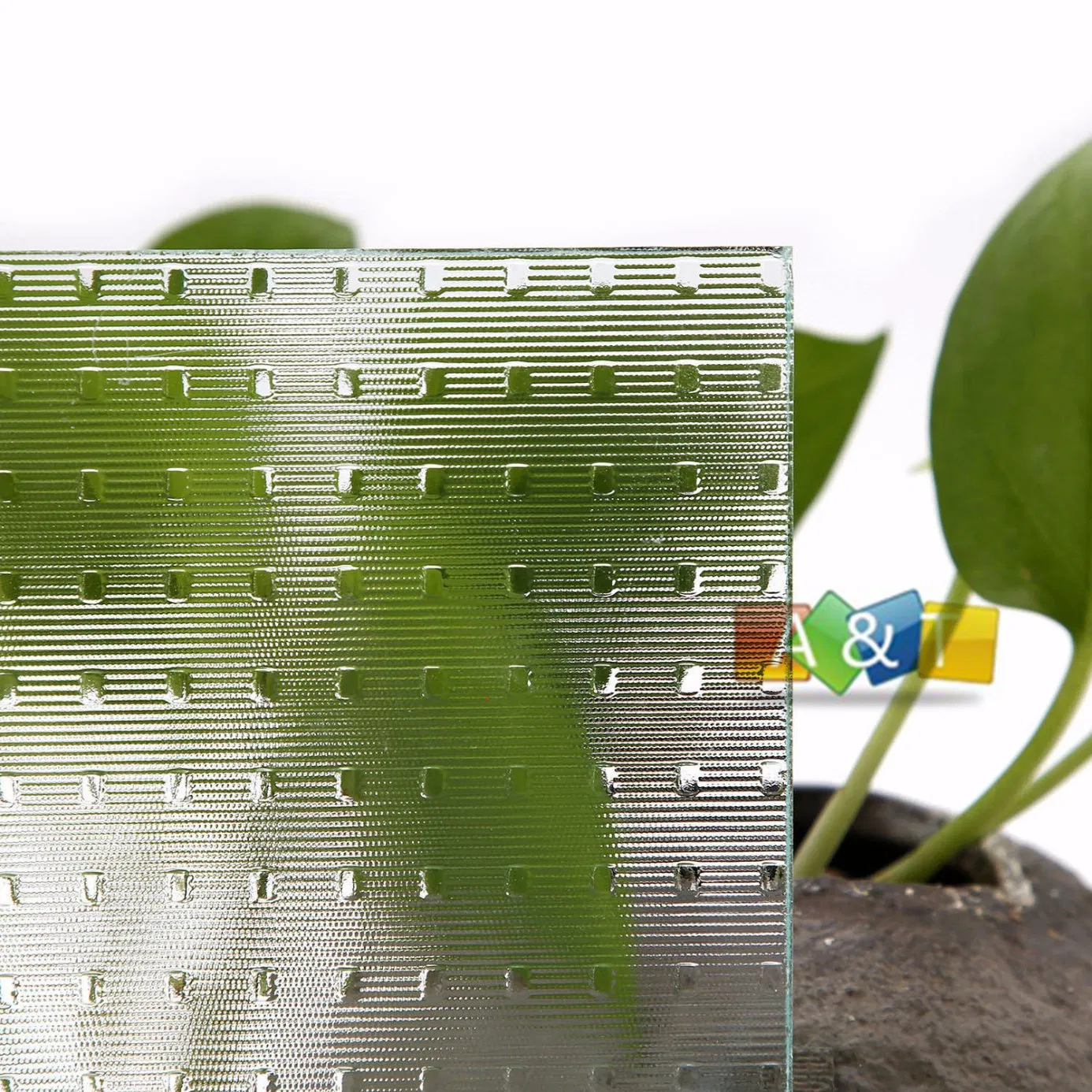 3-8mm Clear Kasumi Patterned Glass Used for Window, Furniture