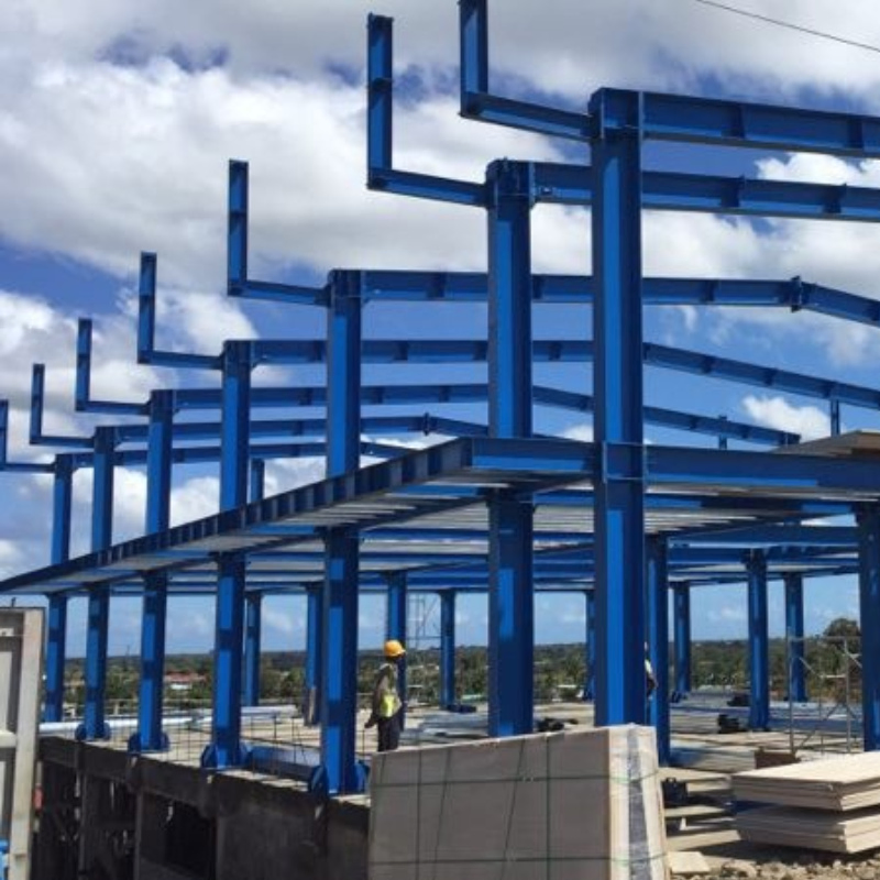 Billboard Steel Structure Design Prefab House for Sale