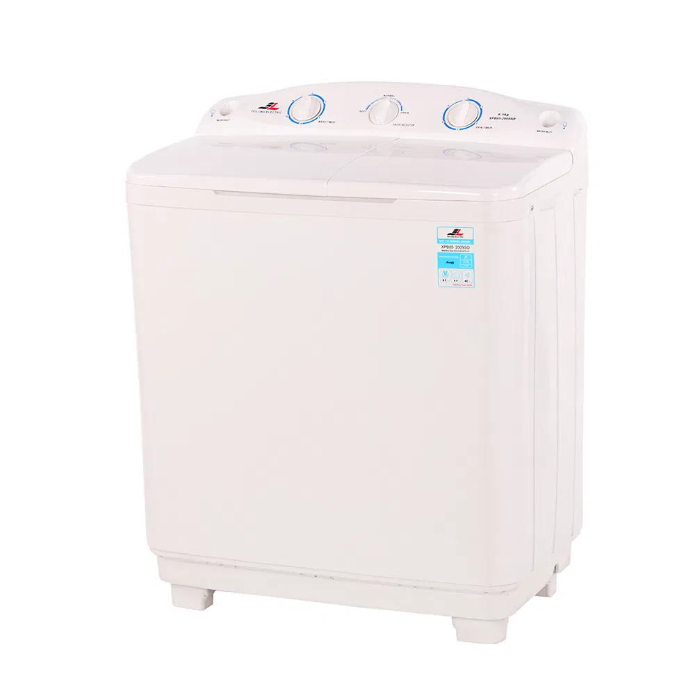 Customized 8kg All-White Twin Tub Top Loading Semi-Automatic Washing Machine Laundry Equipment Lavadora