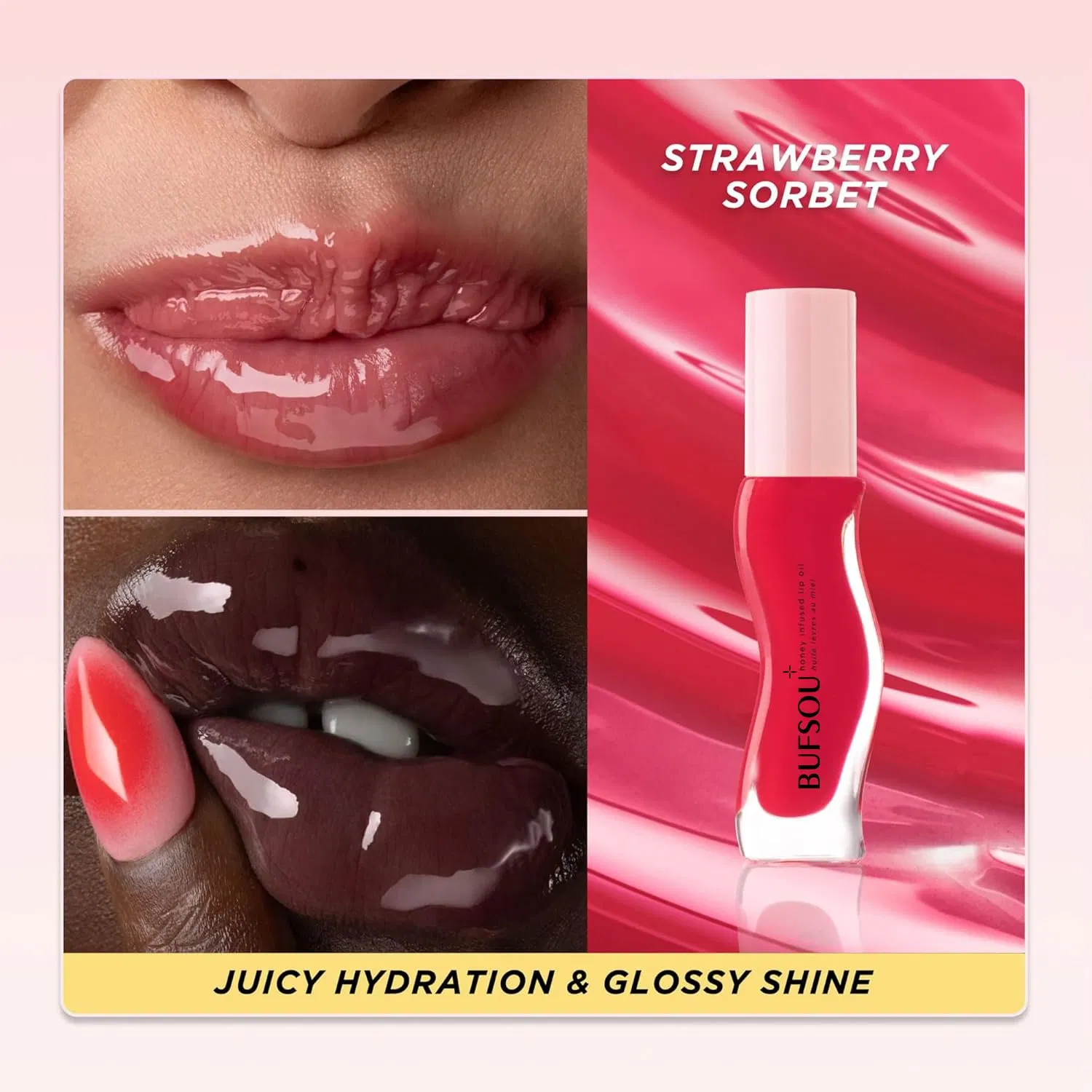 Wholesale Bestsller Lipcare High Quality Hydrate Anticracking Transparent Private Label Makeup Plumping Moisturizing Lip Oil