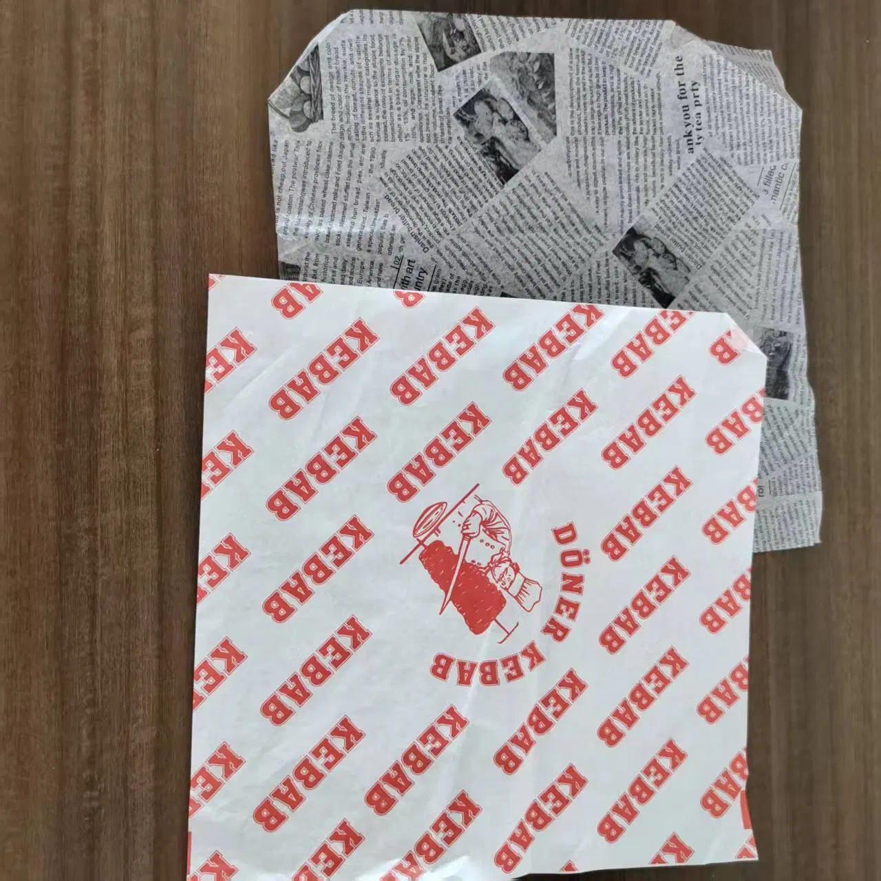 Oil-Proof Burger Wrap Baking Wax Paper Placemat