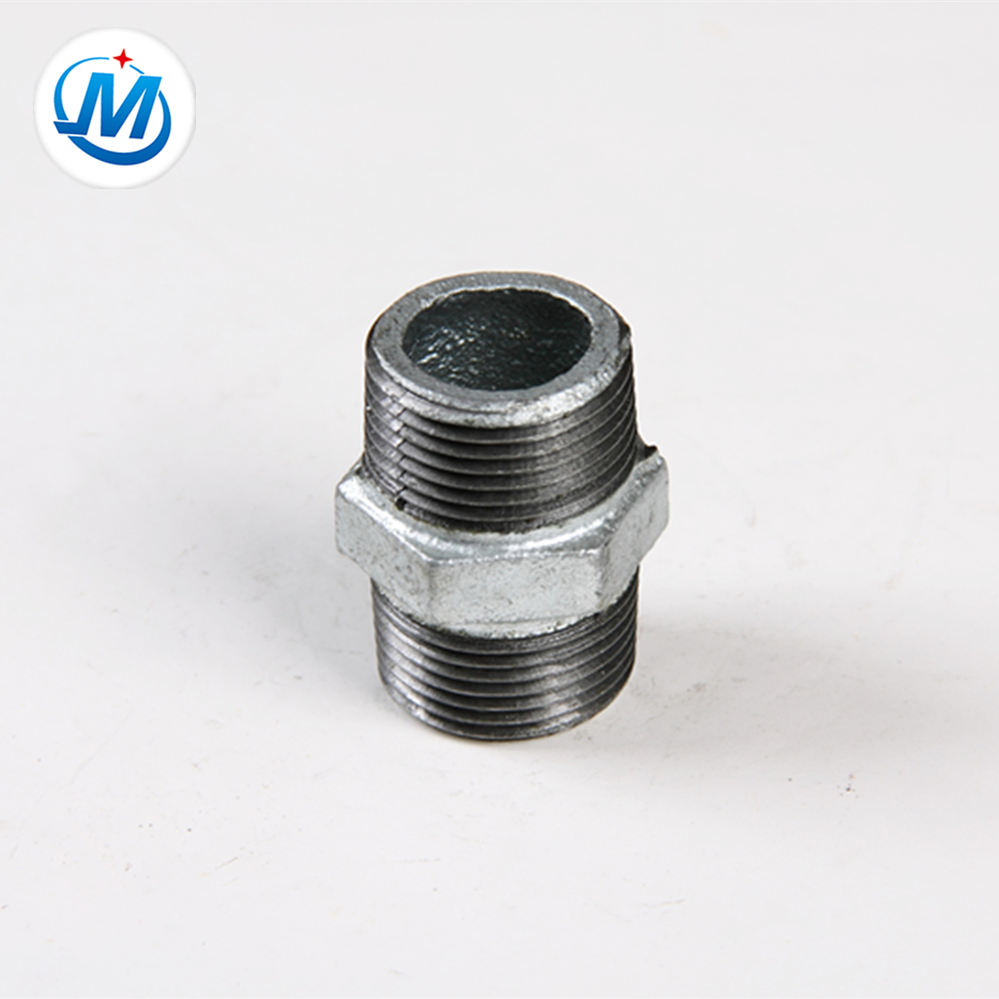 Black Iron Hexagon Nipples Gi Pipe Fitting