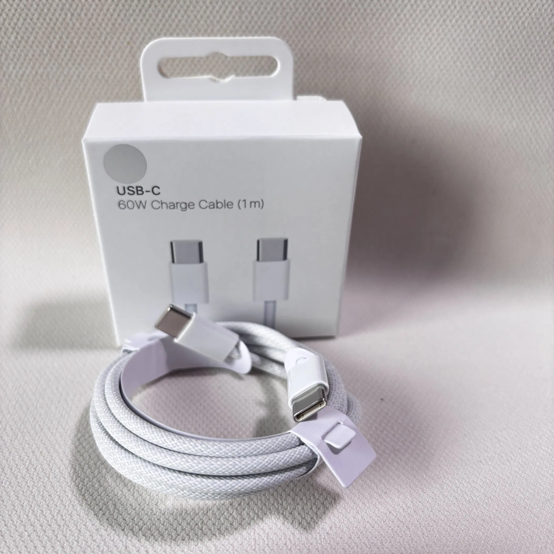 Кабель USB-C — Lightning 60W, 1 метр, быстрая зарядка