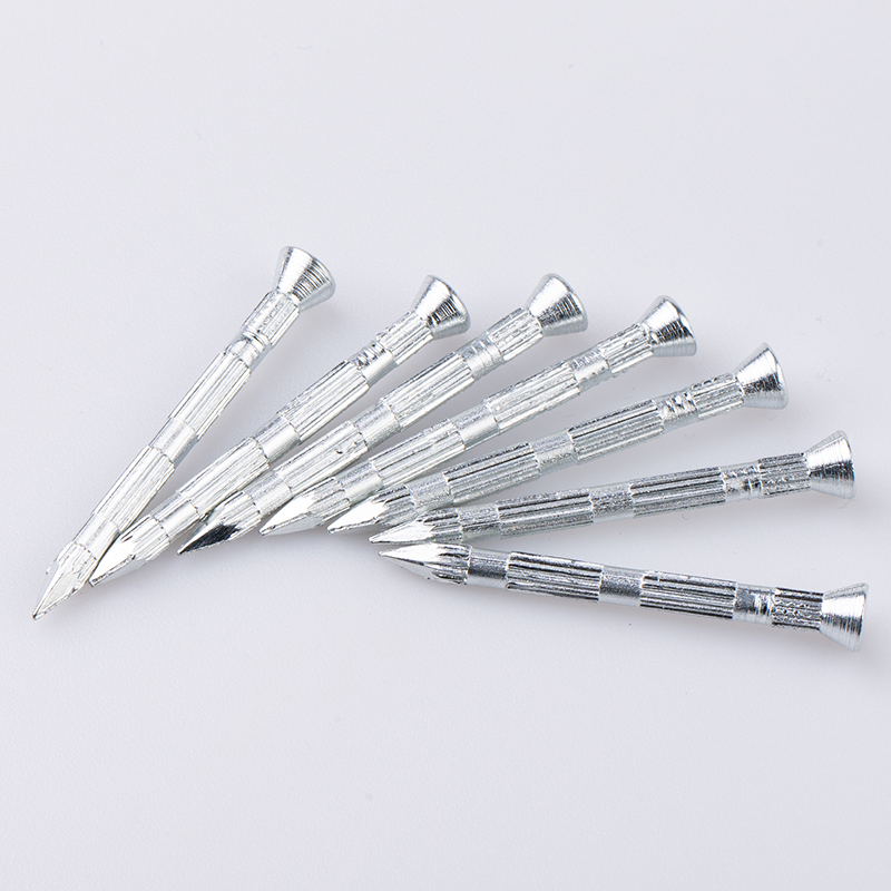 Custom Straight Grain Countersunk Flat Head Screw Non Standard Metal Galvanized Nail