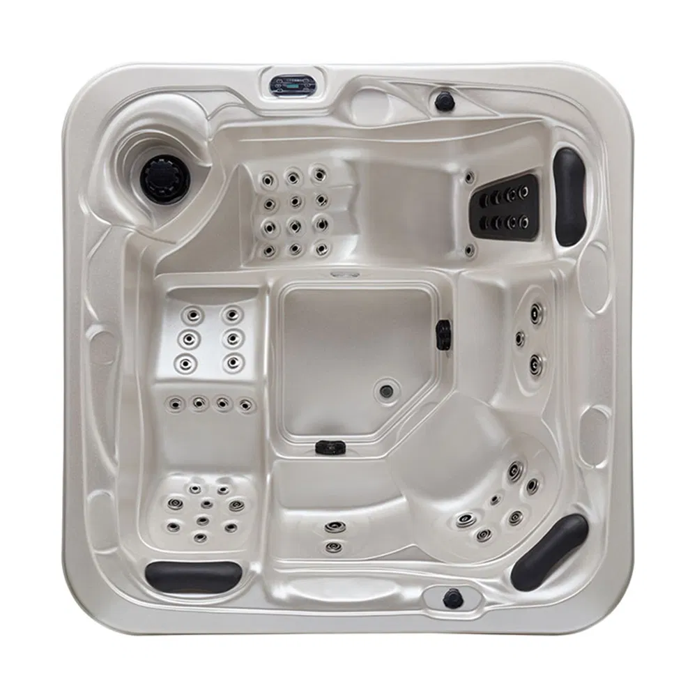 White Acrylic Material 5 Person Japanese Hot Massage SPA Hot Tub