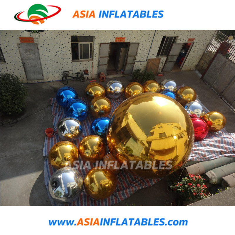 Attractive Inflatable Christmas Mirror Ball Tree for Decoration