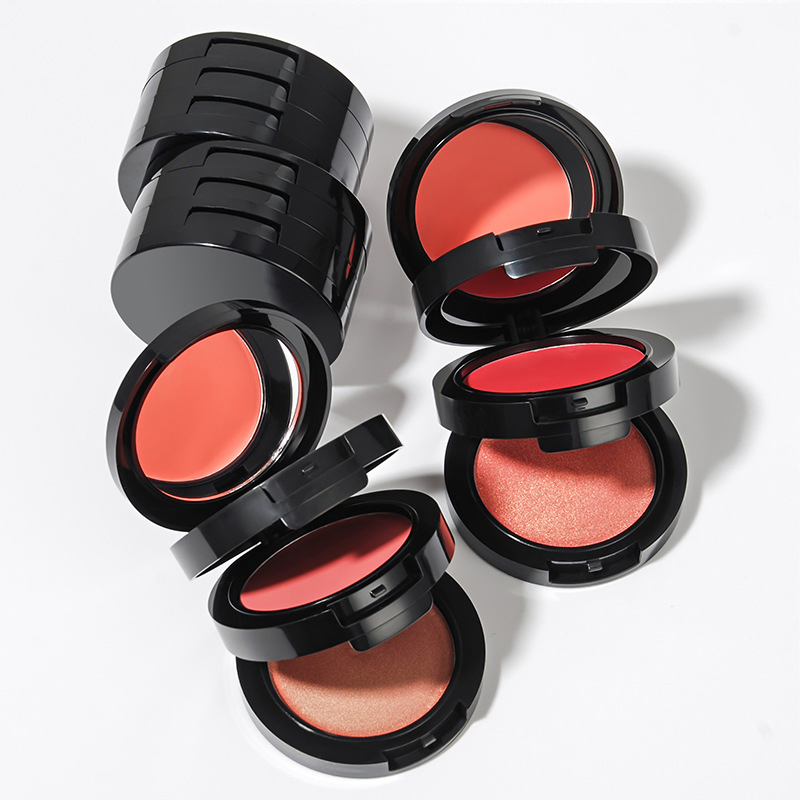 Waterproof Vegan Organic 3-in-1 Shimmer Matte Powder Cream Blusher Palette Blush Manufacturer