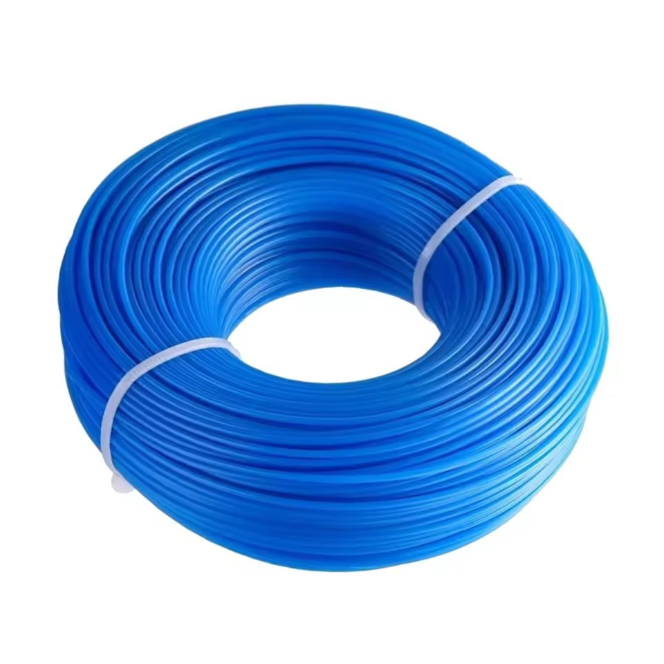 Diameter 2.4mm 2.7mm 3mm Length 5m 10m 15m Nylon Spiral Grass Lawn Mower Brush Cutter Rope Trimmer Line