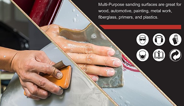 Dry or Wet Silicon Carbide with Kraft Sandpaper